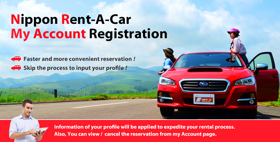 Nippon Rent-A-Car My Account Registration